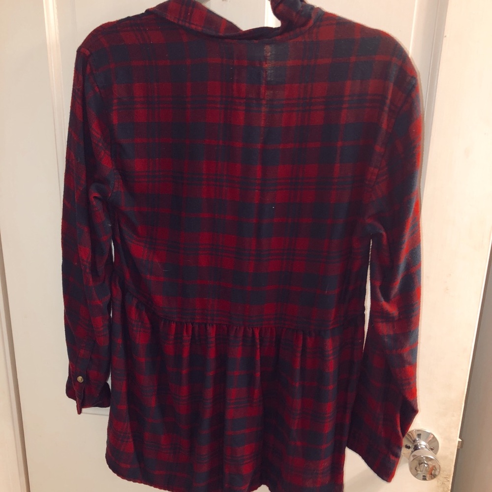 peplum flannel american eagle shirt